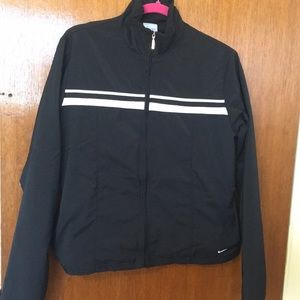 L Nike zip track jacket
